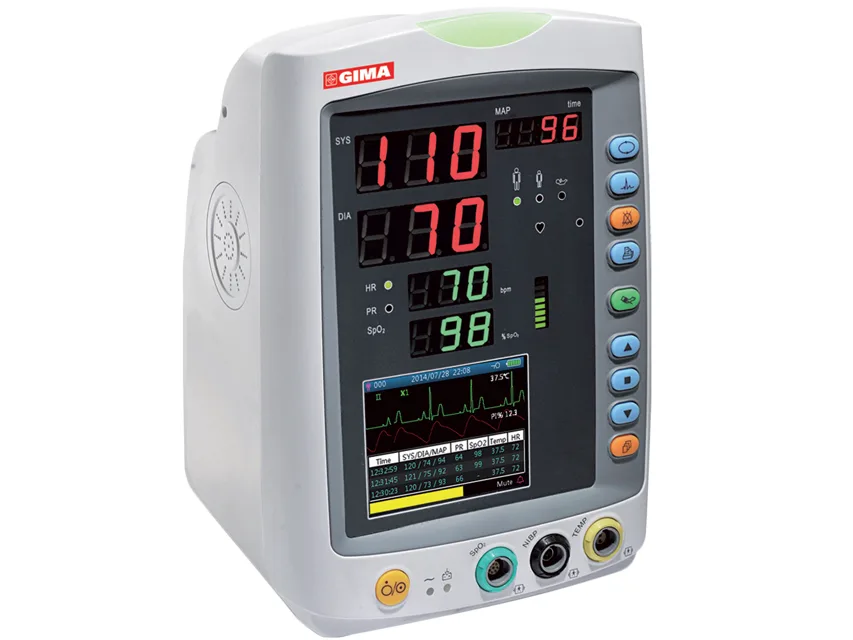 Moniteur multiparamétrique pour le monitorage ECG et pression artérielle pendant un test d'inclinaison